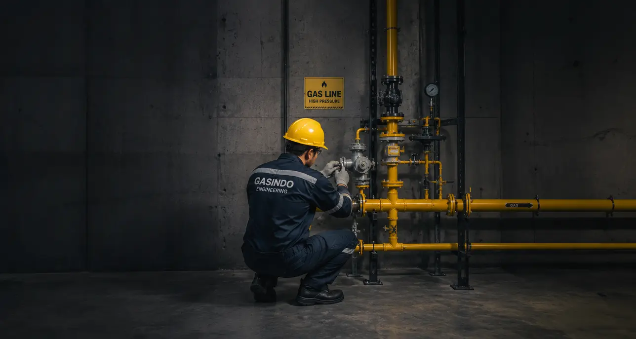 Gasindo Teknisi Instalasi Gas Profesional